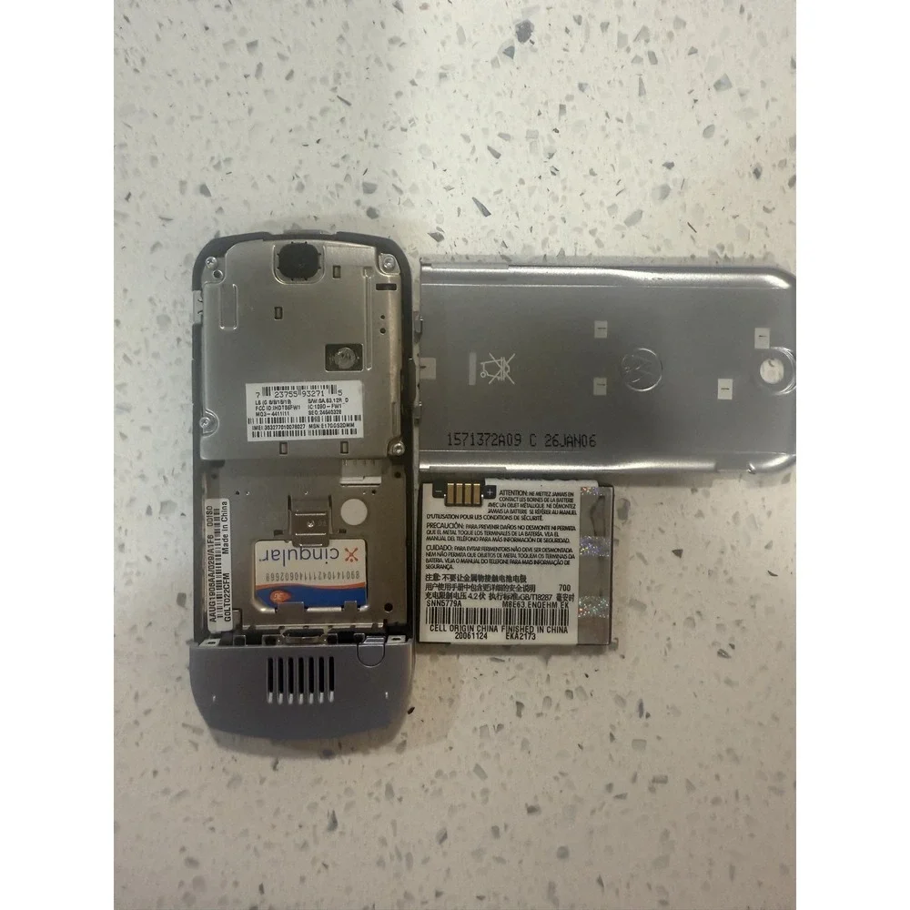 Motorola L6 Tested Silver Retro Mobile Phone 1.75